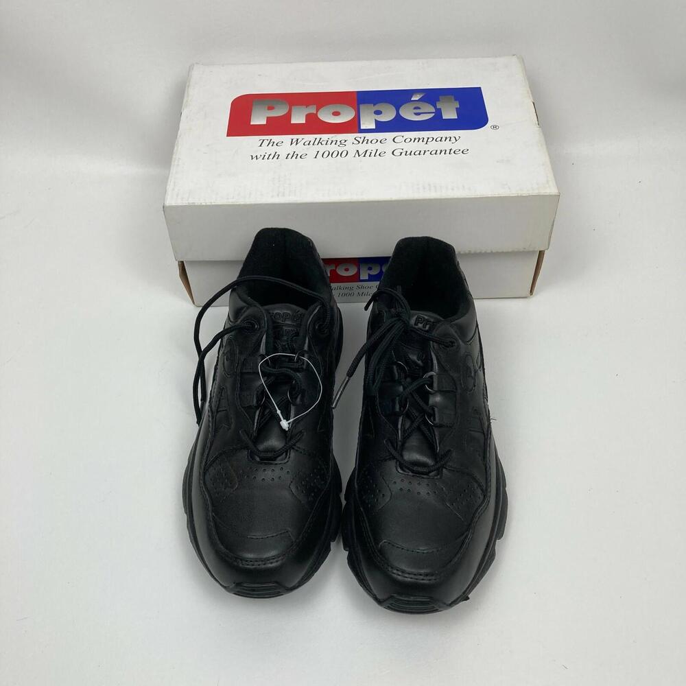 Propét‎ Women's Stability Walker Sneaker Black  Sz 6.5 B ( Med) W-2034